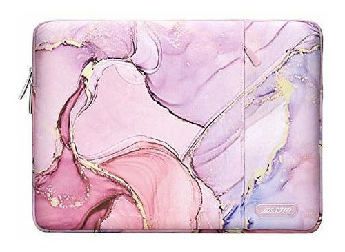 Estuche Bolso Marmolado Rosa Notebook Macbook 13 Mosiso 