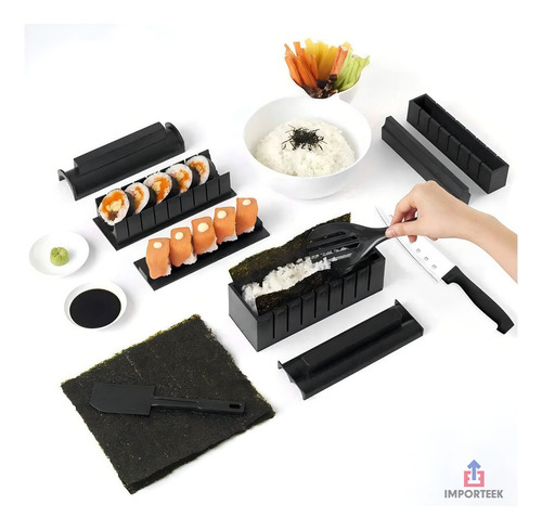 Herramienta De Sushi, Molde Para Hacer Sushi Rollos 11 Pzs