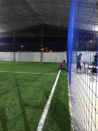 Redes Cancha Futbol Seguridad Deportiva.