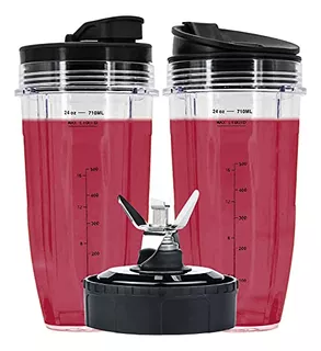 Vasos De 24 Oz Compatibles Con La Batidora Nutri Ninja Auto