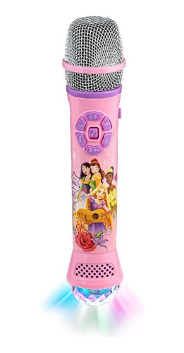 Ekids Disney Princess - Micrófono De Karaoke Bluetooth Con.