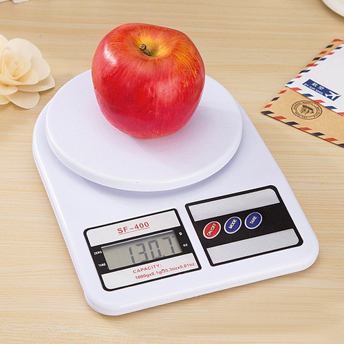 Báscula De Cocina 10 Kg Digital Blanco - Ba3100