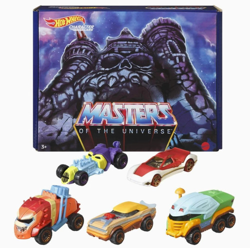 Set 5 Autos Masters Of The Universe Hot Wheels Escala 1:64