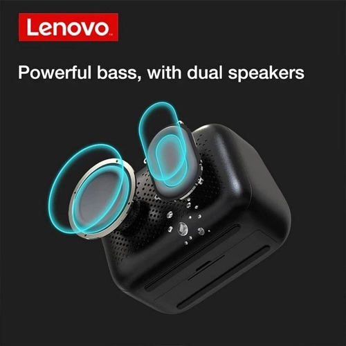Reloj Parlante Lenovo Speaker Ts13 Bluetooth Vintage Verde