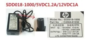Fuente Cargador Hp Sdd018-1000 12v 1a 5v 1.2a Lps Garantia (Usado)