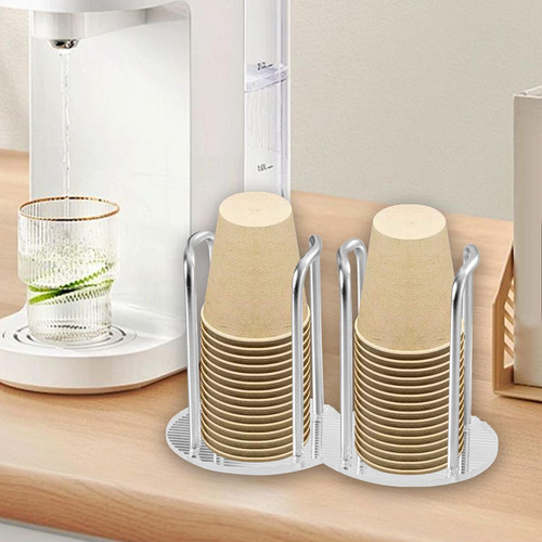 Organizador De Tazas Y Tapas Soporte Para Tazas Doble Plata