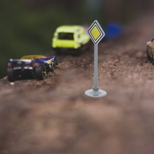 Kit De 2 Juegos De Maquetas De Juguetes De Tráfico Realistas