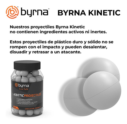 Imagen 2 de 10 de Postas De Polímero Byrna X95 Kinetic Disuasiva Sd .68 / 17,5