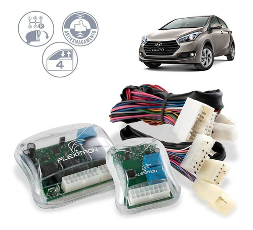 Modulo Vidro Elétrico Hb20 2018 2019 2020 Antiesmagamento