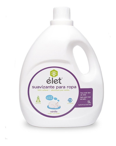 Suavizante De Telas Biodegradable Élet Vainilla 5l