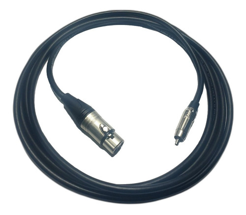 Cable Xlr Hembra A Rca De 3 Metros