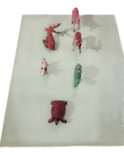 Lote De Animalitos Decada Del 70 Retro (Usado)