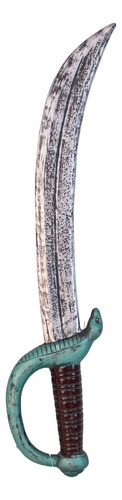 Espada De Pirata De Juguete Snake Pirate Knife Disfraz Color Plateado