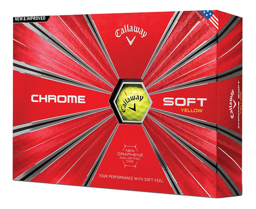 Pelotas Callaway Chrome Soft Amarillo X12