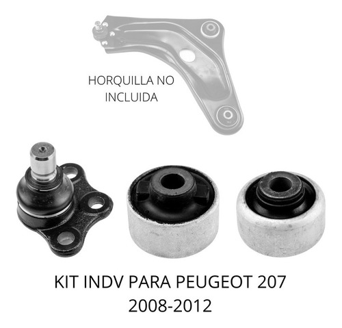 Kit Bujes Y Rotula Para Peugeot 207 2008-2012