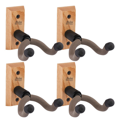 Soporte De Pared Guitarra Cc01koak - (paquete De 4)