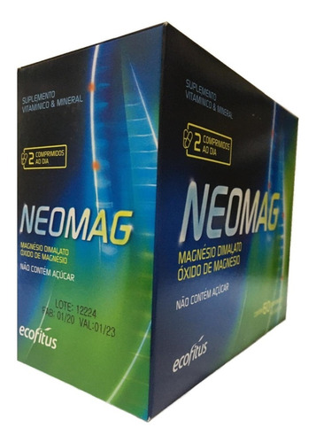 Imagem 4 de 4 de Neomag Suplemento Vitamínico E Mineral Magnésio Dimalato