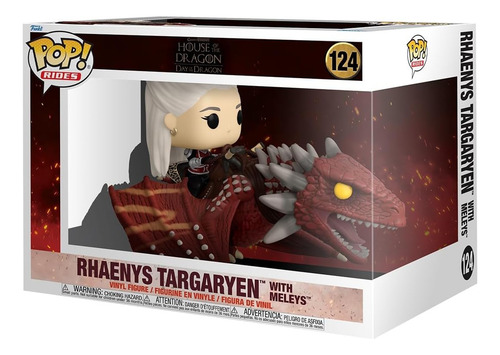 Funko Pop La Casa Del Dragon Rhaenys Targaryen Con Meleys