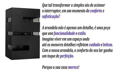 45 Arandela Massuia Frisada Externa Interna + 45 Lâmpada Led