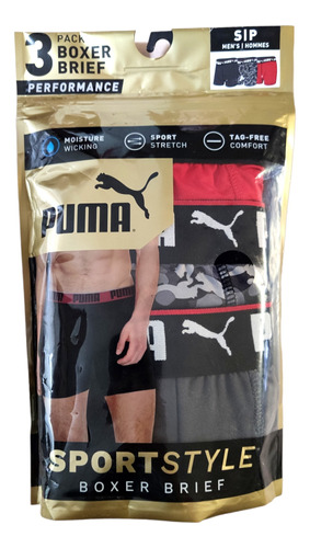 Puma 3-pack Boxer Brief Sport Style Original 