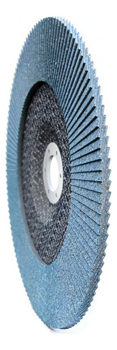 Disco De Lixa Flap 7 Pol Zirconio Grão 60 Caixa C/ 10 Peças