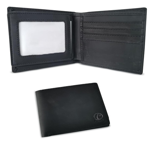 Carteira Trizek Masculina Com Bloqueio De Rfid Fina De Couro