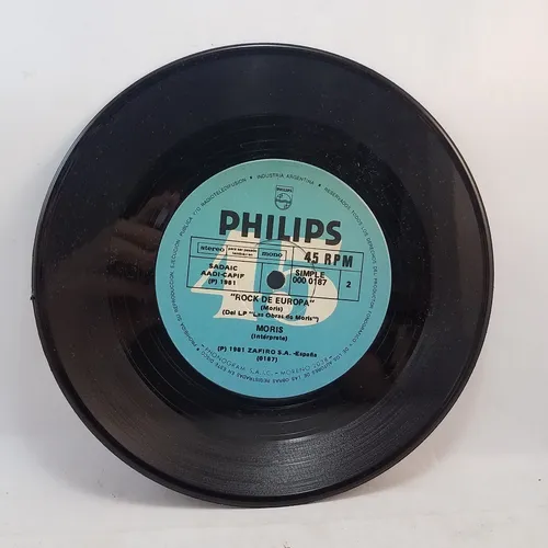 Moris - La Balsa - Rock De Europa Simple 45rpm Vivo 1981 (Usado)