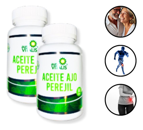 Tratamiento Nutricional Vital Antioxidante Aceite Ajo Pereji