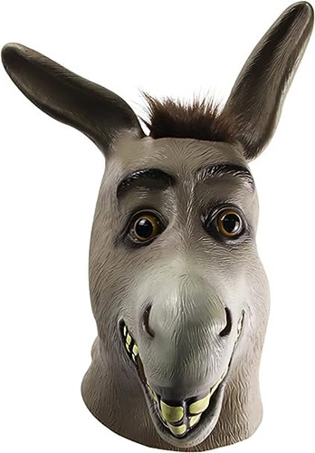 Demi Sharky Cute Donkey Mask Adult Latex Full Mask Halloween