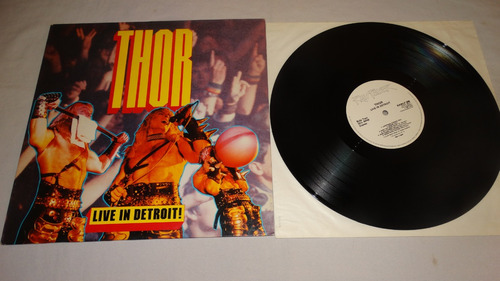 Thor - Live In Detroit '1985 (raw Power) (vinilo:nm  Cover:e