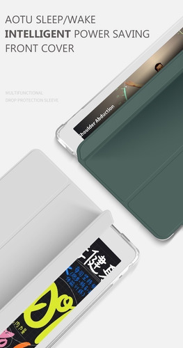 Imagen 5 de 5 de Funda Para iPad 10.2 Transparente 9° Gen (2021) Ranura Lápiz