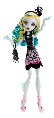 Muñeca Monster High Sustos Camara Accion Lagoona Blue Black (Usado)