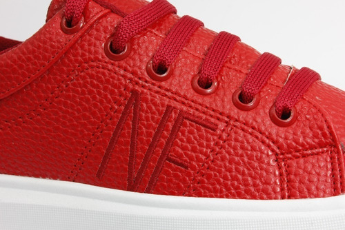 Imagen 2 de 4 de Tenis Casual Moda Urban Confort Para Mujer Polo Club Rojo