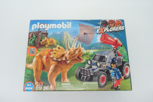 Playmobil 9434 Coche Con Triceratops