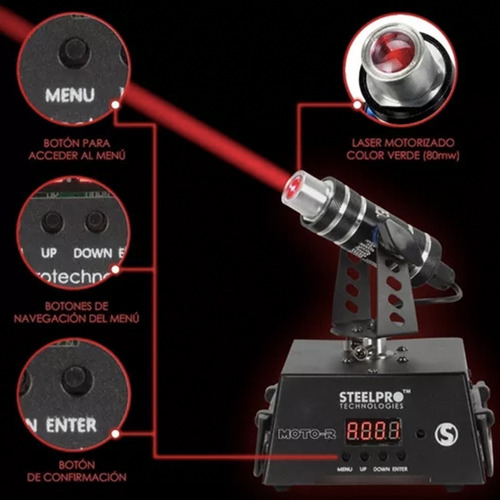 Laser Rojo Steelpro 80 Mw