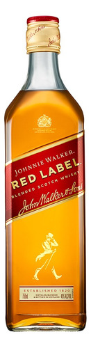 Whisky Johnnie Walker Red Label 750ml Etiqueta Roja