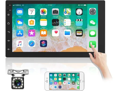 comprar 7 Pulgadas 2 Din Coche Radio 2.5d Gps Android Media Mp5 Play