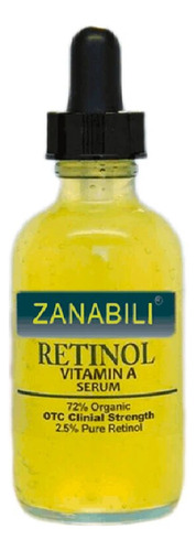 Retinol Puro Zanabili, Vitamina A, 2,5% + Ácido Hialurónico