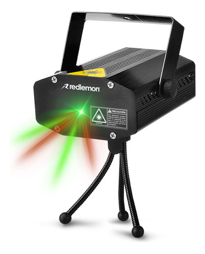 Proyector Luz Laser Audioritmica Tripie 30 Metros Redlemon