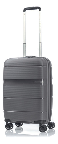 Mala American Tourister Linex Titanium Pequena Cor Cinza-escuro Lisa