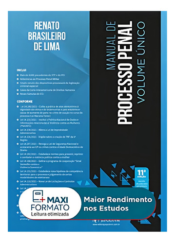 Manual De Processo Penal ( Renato Brasileiro De Lima )