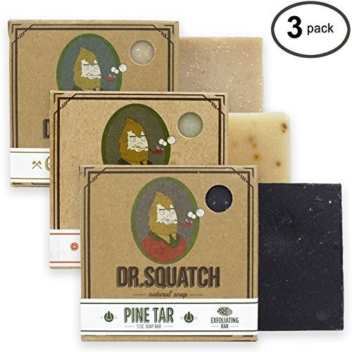 Paquete De Muestras De Jabon Dr. Squatch Para Hombres (3 Bar