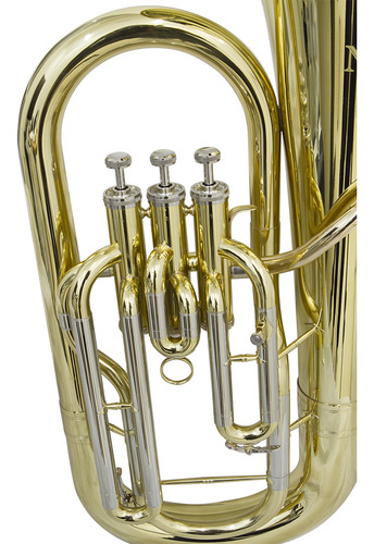 Bombardino Euphonium 3 Pistos Ep200 Laqueado C Case New York