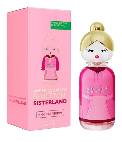Imagen 2 de 2 de Benetton Sisterland Pink Raspberry EDT 80 ml para mujer