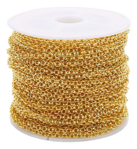 D 2 Uds 10m/rollo Cadena De Eslabones Collar Colgante Diy