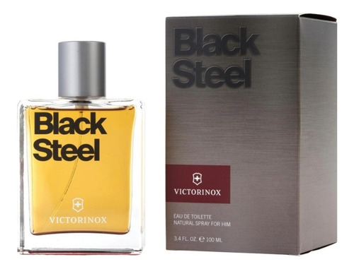 Perfume Original Swiss Army Black Steel 100ml Edt Caballero 