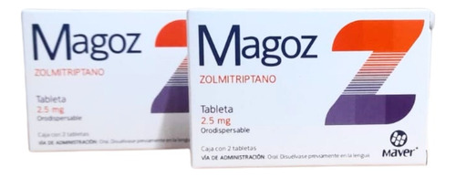 Zolmitriptano Magoz 2.5 Mg Tabletas Orodispersables 2 Pack