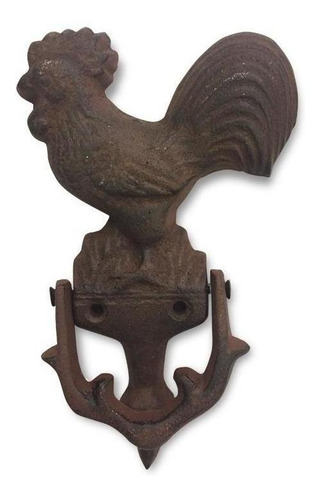 Figura Decorativa Golpeador Puerta Diseño Gallo / Dco