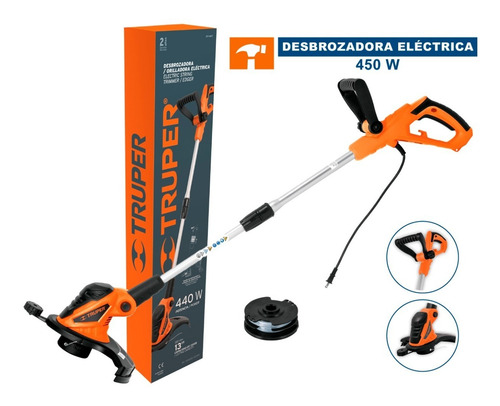 Imagen 1 de 5 de 10975 Desbrozadora Eléctrica, 440 W, 13' De Corte, Mango 'd'