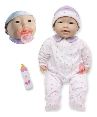 Muñeca Asiática De Bebé De Cuerpo Suave Grande 15342 Jc Toys